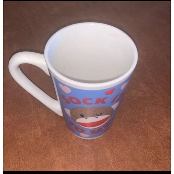 Set Of 3 Colorful Ceramic Mugs: Love Is Love Sock It To Me Kiss Me - Picture 5 of 15